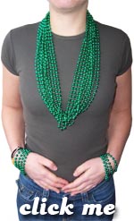 St. Patrick's Day Throw Beads
