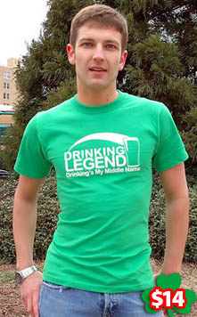 Drinking Legend - Drinking is my middle name T-shirt