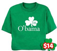 Barack Obama St. Patrick's Day Shirt